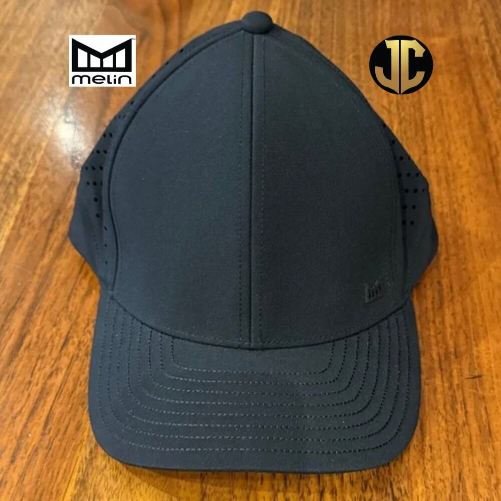 Melin Black Perforated MFLX Hydro Cap Small NWOT